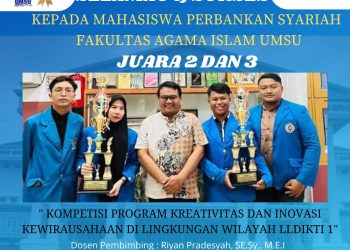 Penutupan Akhir Tahun 2022 : Mahasiswa Perbankan Syariah UMSU Sabet 2 Juara PKMK LLDIKTI WILAYAH 1