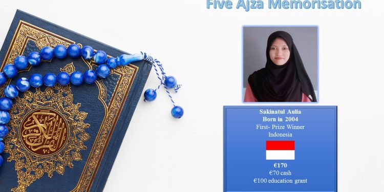 Mahasiswa Perbankan Syariah, Raih Juara 1 dalam Kompetisi Hafalan Al-Qur’an 5 Juz Internasional di London Secara Daring