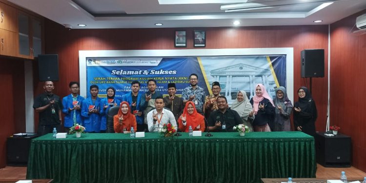 Bantuan KKN dari UPZ Bank SUMUT Dukung 50 Mahasiswa FAI UMSU Tingkatkan Kualitas Pengabdian Masyarakat