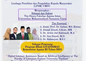 Tim Dosen FAI UMSU Raih Hibah LITAPDIMAS Kementerian Agama RI Tahun 2024