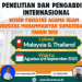 Dosen FAI UMSU Lakukan Penelitian, Pengabdian di Malaysia & Thailand