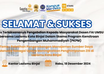 Dosen PBS FAI UMSU melakukan PKMP (Program Kemitraan Pengembangan Kemuhammadiyahan)