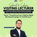 Visiting Lecture bertema Young Entrepeneur : Optimize Digital Marketing Campaingns for small business  di Fatoni University Thailand