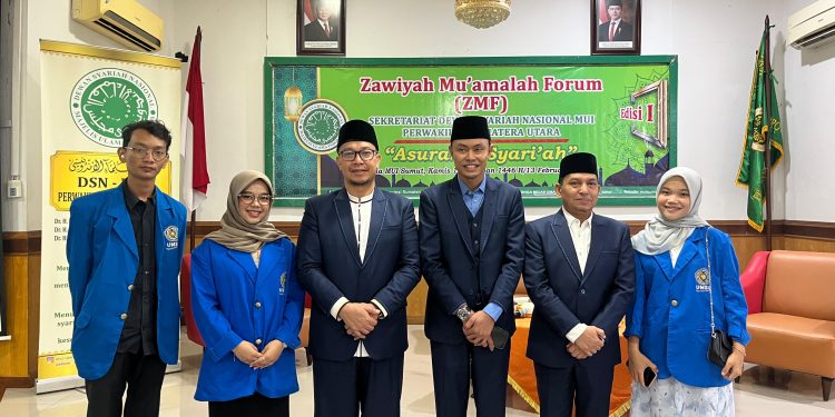 Mahasiswa PBS FAI UMSU menjadi peserta Zawiyah Muamalah Forum MUI SUMUT