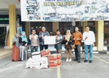 FAI UMSU Salurkan Bantuan Bencana dari PT Bank Bukopin Syariah Medan untuk Wilayah Sumatera Utara