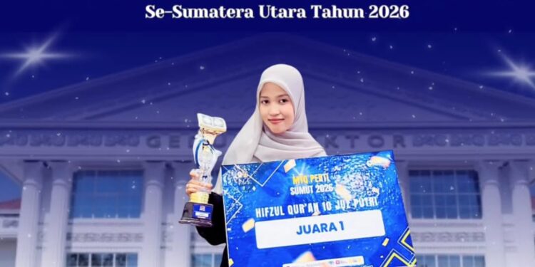 Mahasiswi Perbankan Syariah FAI UMSU Raih Juara I Hifzul Qur’an 10 Juz pada MTQ Antar Perguruan Tinggi Se-Sumatera Utara 2026